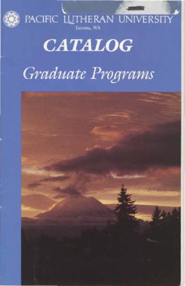 1988-1989 Graduate Catalog