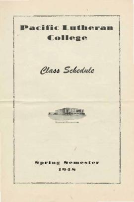 1948 Spring Class Schedule