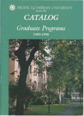 1989-1990 Graduate Catalog