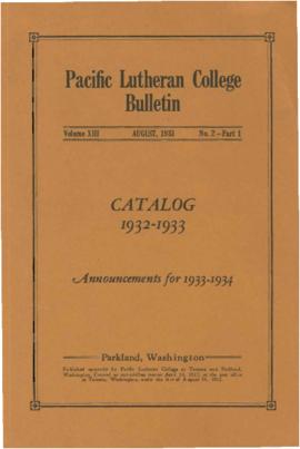 1932-1933 Catalog
