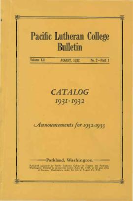 1931-1932 Catalog