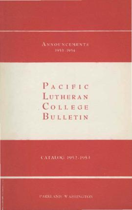 1952-1953 Catalog