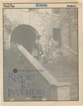 October 1989 Report to Investors