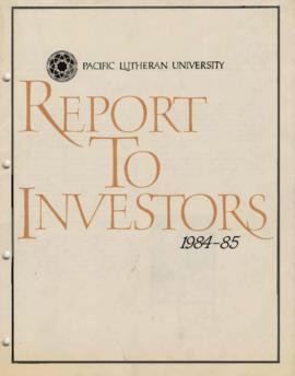 1984-1985 Report to Investors