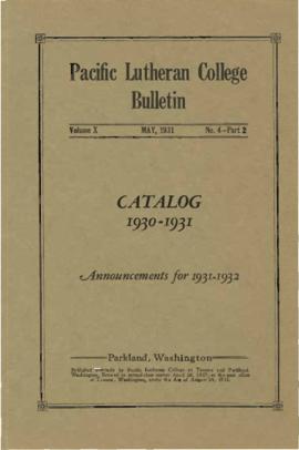 1930-1931 Catalog