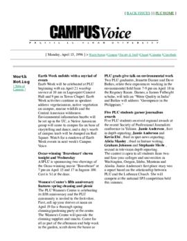 Campus Voice, April 15, 1996