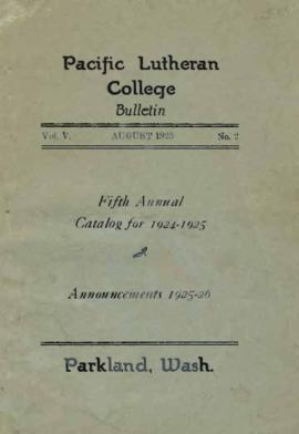 1924-1925 Catalog